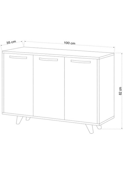 Ifa Çok Amaçlı Dolap Beyaz-Antrasit indirimleri