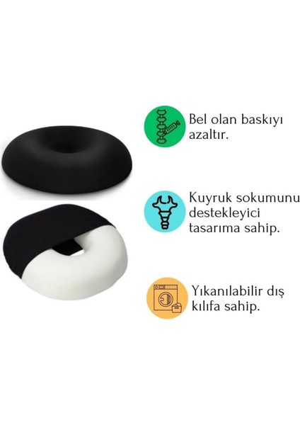 Ortopedik Oturma Simidi –| Ev, Ofis ve Araç Kullanımına Uygun Ergonomik Yastık
