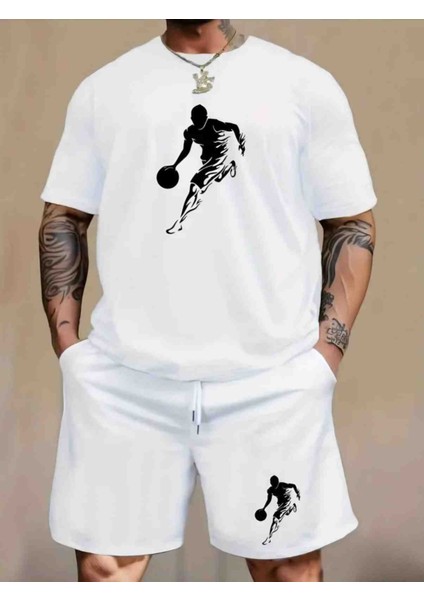 Basketbol Baskılı Özel Tasarım Oversize Alt Üst Takım