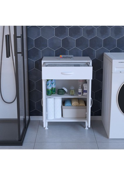 Mutfak Dolabı Çekmeceli Çok Amaçlı Dolap Iki Kapaklı Banyo Dolabı Ofis Dolabı