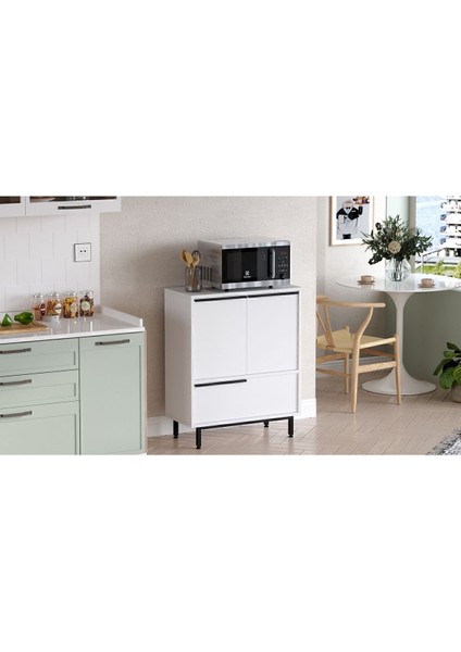 Ocean Mutfak Dolabı Mikrodalga 3 Kapaklı Metal Ayaklı Beyaz ON8A-W modelleri