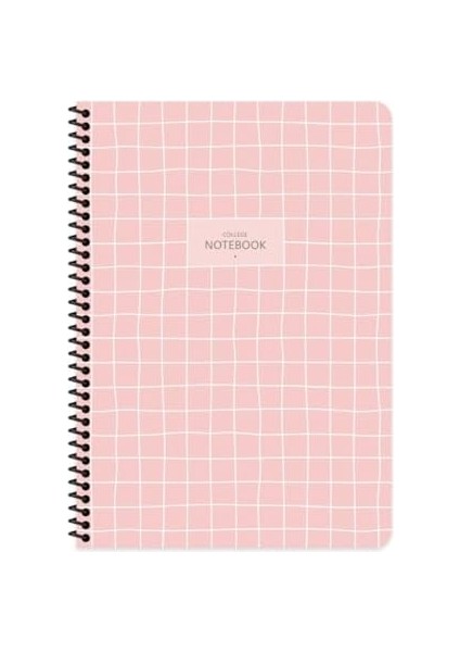 Color A4 80 Yaprak Kareli Pp Kp. Spiralli College Defter