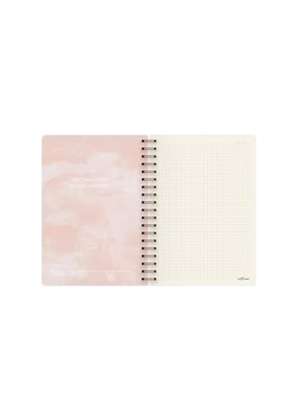 Color Marrakech Spiralli Defter Kareli Palmiye 17X24 cm