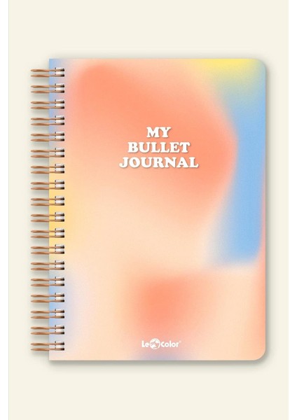 Color Noktalı Bullet Journal Pro Defter Aura A5