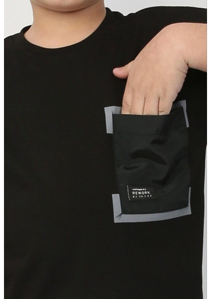Erkek Çocuk Cep Detaylı T-Shirt modelleri