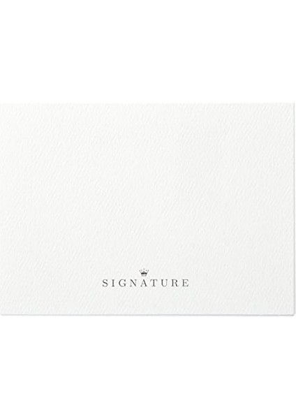 Signature Gold Teşekkür Kartları, Altın Yazı (Zarflı 10 Kart)