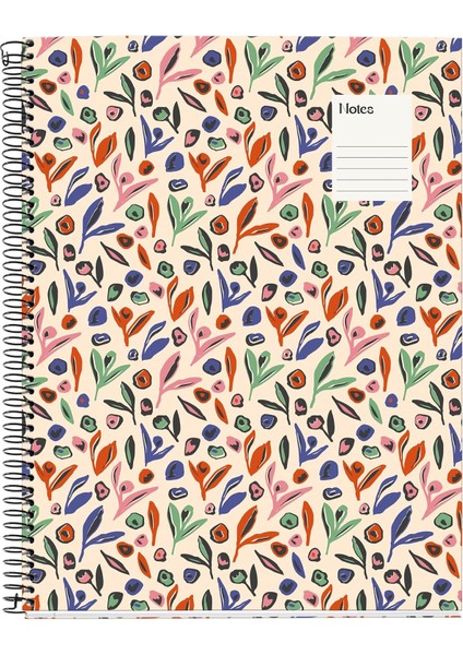 Defter Mr 100 Sayfa Kareli Spiralli