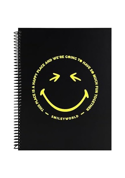 Smiley 18,5X25,5 100 Yaprak Kareli (Sert Kapak)