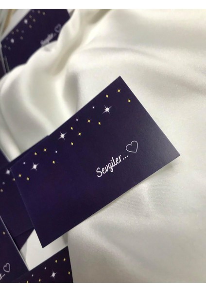 Sevgiler Kartı Tebrik Kartı E Ticaret Hediye Kartı Gift Card Lovers Müşteri Memnuniyeti 8x5 Cm- 20 Adet