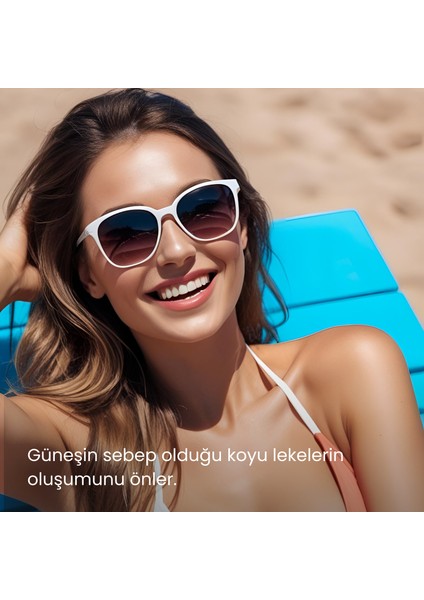 Tüm Cilt Tiplerine Uygun Yüksek Uv Korumalı Leke Önleyici Spf 50 Güneş Kremi 50 ml