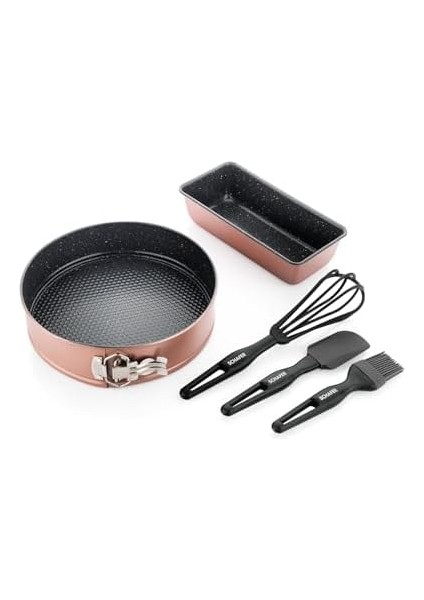 Ariana Kek Kalıbı+Pasta Seti 5 Parça-Rosegold modelleri