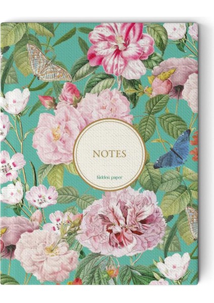 Ciltli Çizgili Notebook, Defter, Not Defteri, Sert Kapak, A5 Boyut - No:6