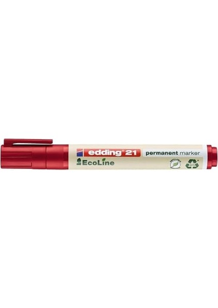 Ecoline Red 1,5-3 Mm, 6'lı Set Kalıcı Markör 21