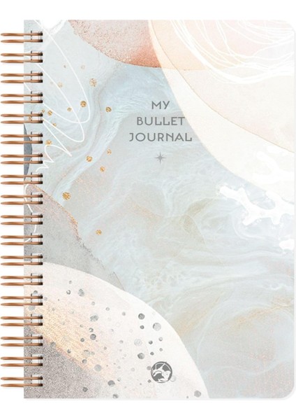 Color Noktalı Bullet Journal Pro Defter Planet 17X24