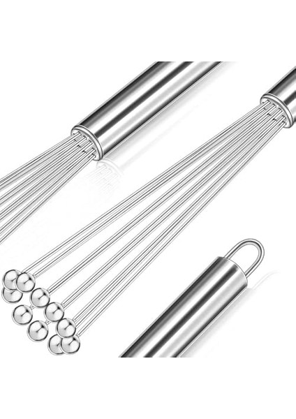 Home Paslanmaz Çelik Boncuk Çırpıcı - Ergonomik Tasarım, Dayanıklı ve Pratik Mutfak Çırpma Teli, Yumurta, Süt, Krema, Sos, Hamur Karıştırıcı, Profesyonel ve Ev Kullanımı Için (33 Cm) fiyatları