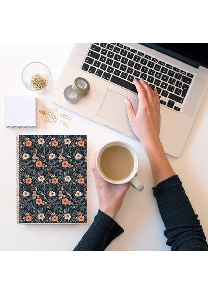 Defter Mr A4 100 Sayfa Kareli Spiralli