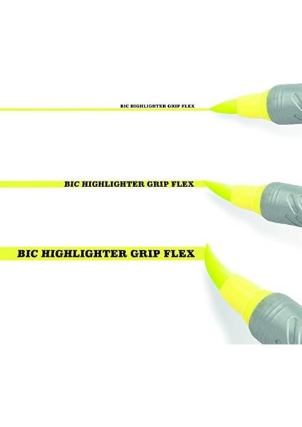 Kalemlerine Bıc® Highlighter Flex, Çeşitli, Torba, Her Biri 4 Adet