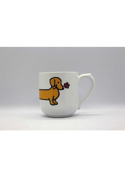 Shop - Romantik Köpüş Baskılı Kupa Bardak Mug (Sarı)