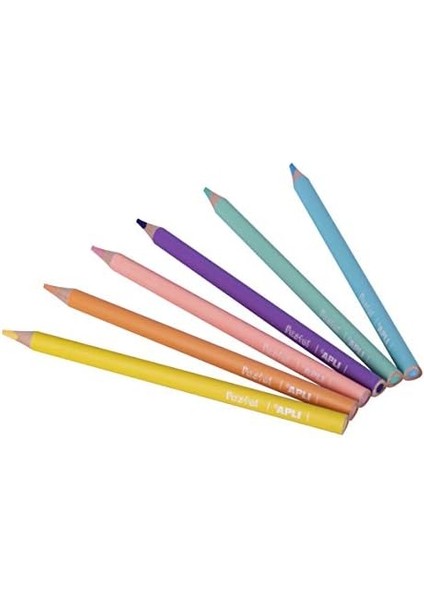 Kalem Apli Pastel 6 Renk Boya Kalem