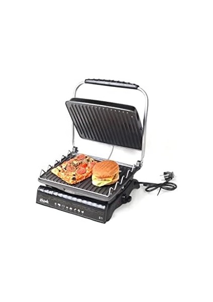 Dökümix Ultra Plus Organik Demir Döküm Izgara& Tost Makinası Siyah Izgara Aparatlı,fırçalı,yağdanlık
