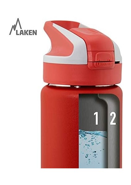 Çelik 18/8 Summit Termos Şişe 0,75l - Beyaz
