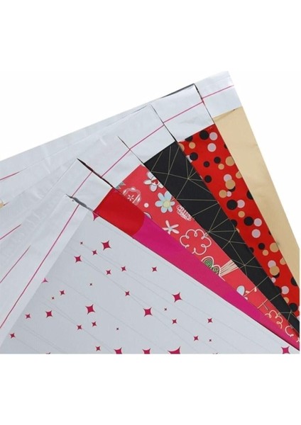 Adet 30 x 45 cm Metalize Bantlı Hediye Poşeti, Metalize Hediye Paketi Poşeti Jelatin