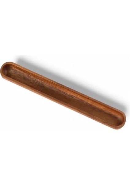 Akasya Ağacından Ahşap Zeytin Tabağı, Zeytinlik,ahşap Zeytin Tepsisi El Yapımı Akasya Ahşap Uzun Kano Tekne Tarzı Çanak - Yemek Servis Tabağı Masa Orta Parça (35CM*5CM) modelleri