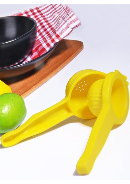 Diyarı Pratik Sert Plastik Limon Pres Narenciye Sıkacağı Limon Sıkacağı