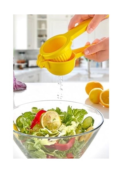 Diyarı Pratik Sert Plastik Limon Pres Narenciye Sıkacağı Limon Sıkacağı