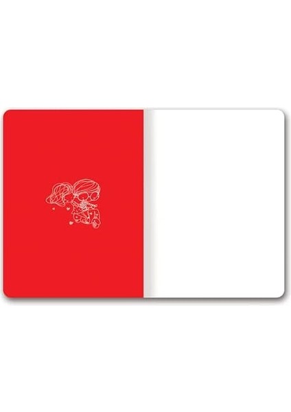 Color Sevgili Defter Seti 2 Li Kalp