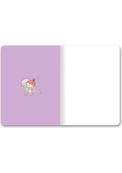 Color Sevgili Defter Seti 2 Li Kalp