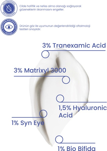 Göz Altı Aydınlatıcı Krem 20ml - Koyu Halka Ve Şişlik Karşıtı Nemlendirici Vegan (TRANEKSAMİK ASİT)