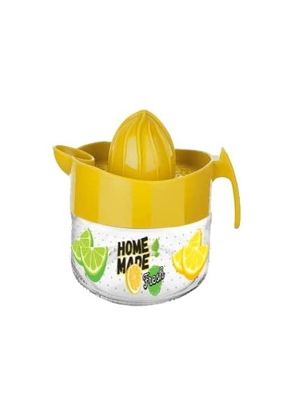 D´or Desenli Limon Sıkacağı - 300 ml (Sarı)