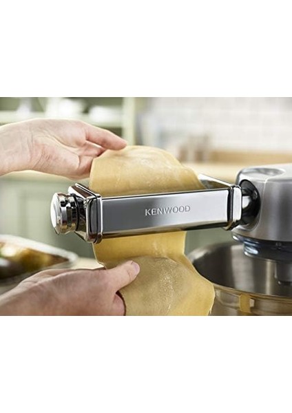 Hamur Açma Aparatı Lasagne Roller Kax980me - Mutfak Şefi Aksesuarı, 9 Kademeli Ayar, Paslanmaz Çelik (Tüm Chef Mutfak Makineleri Için Uygun)