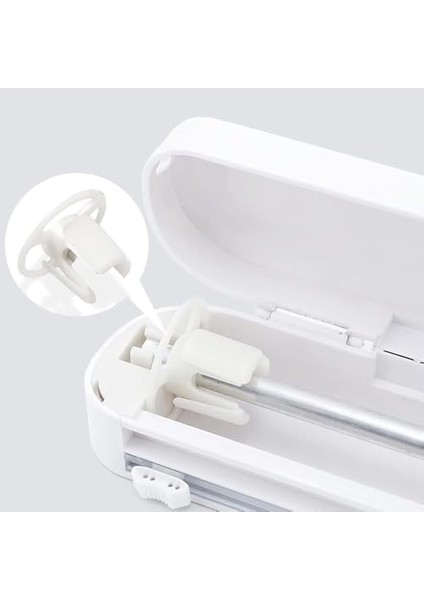 Home Streç Film Kesici Görünmez Sürgülü Bıçaklı, Paslanmaz Mekanizma, Alüminyum Folyo ve Plastik Film Uyumlu, Tezgah Üstü Kullanım Için Pratik Kesme Aparatı modelleri