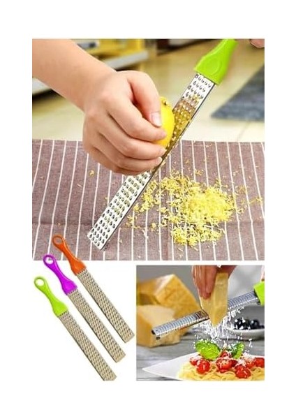 Uzun Peynir Rendesi Limon Rendesi Sarımsak Rendesi 27 Cm.