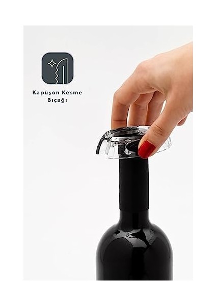 Wine Up 2201H Otomatik Şarap Açacağı (Elektrikli Tirbuşon)