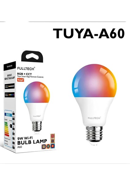 Akıllı Rgb LED Lamba Ampul 9W 50hz 800 Lümen