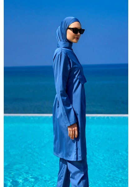 Tam Kapalı Tesettür Mayo 3 Parça Takım A2503-6 modelleri