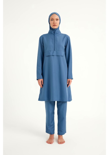 Tam Kapalı Tesettür Mayo 3 Parça Takım A2503-6 fırsatları