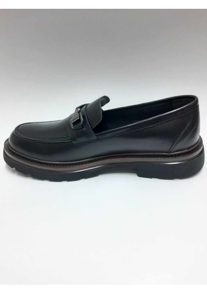 Deri Siyah Bağcıksız Loafer Erkek Ayakkabı C-81101ZYBK modelleri