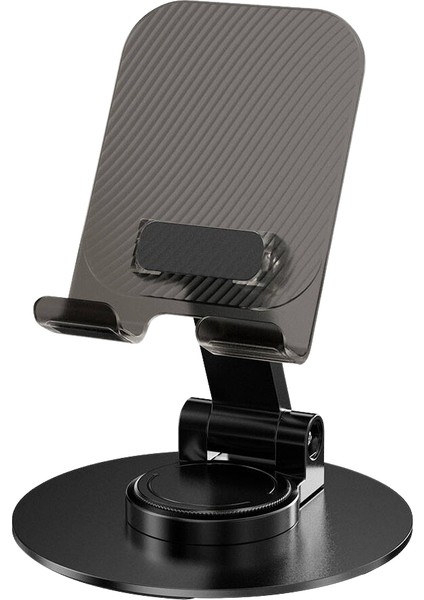 Ms-14 Katlanabilir 360 Döner Telefon Tablet Standı - Karbon Çelik Tasarım