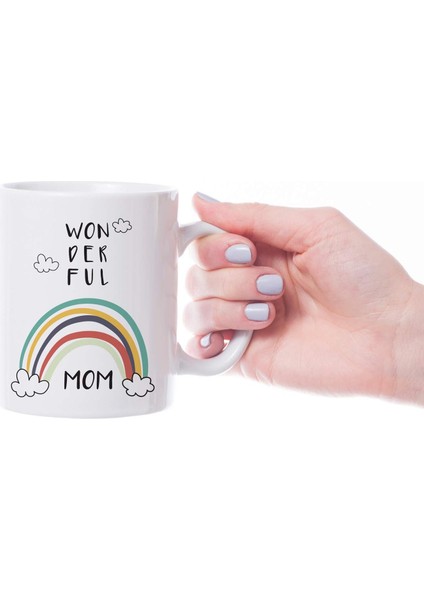 Mom Anneye Hediye Porselen Kupa Bardak