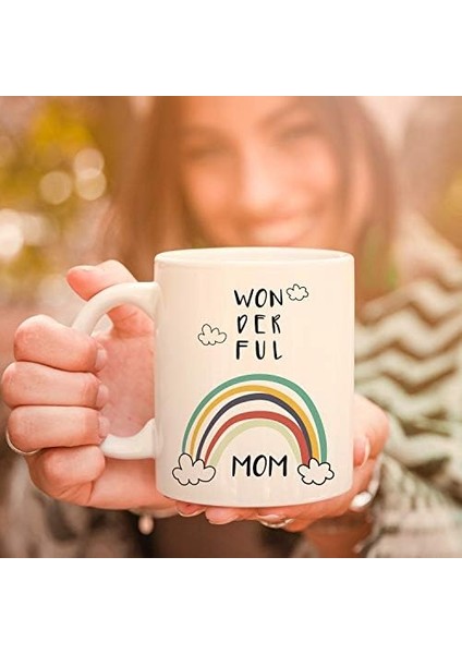 Mom Anneye Hediye Porselen Kupa Bardak