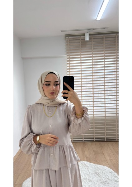 Çiçek Desenli Etek Takım modelleri