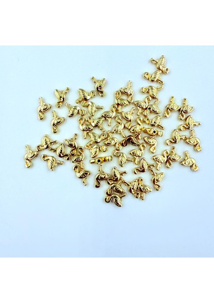 25 Adet Kuğu Gold Kararma Yapmaz Bileklik Kolye Halhal Ara Aparatı