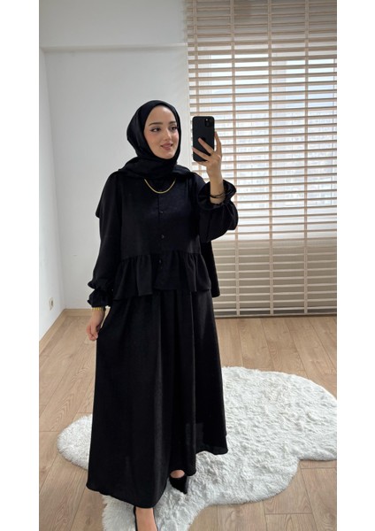 Çiçek Desenli Etek Takım