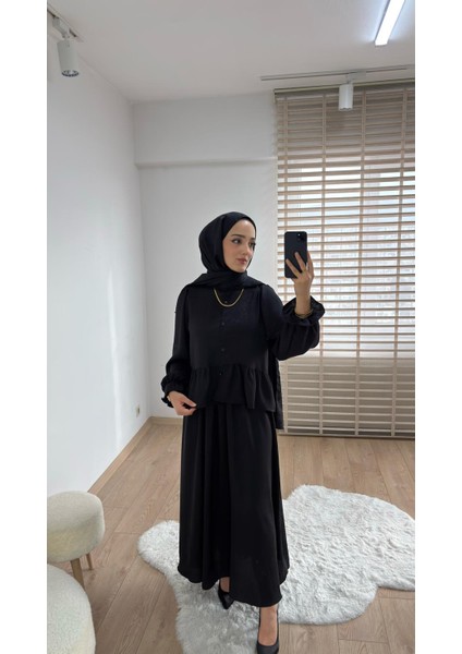 Çiçek Desenli Etek Takım modelleri