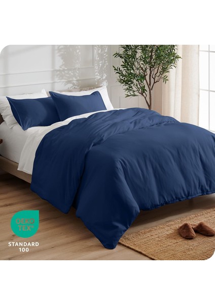 Pamuklu Çift Kişilik Nevresim Kılıfı + 2 Yastık Kılıfı 3 Parça fiyatları