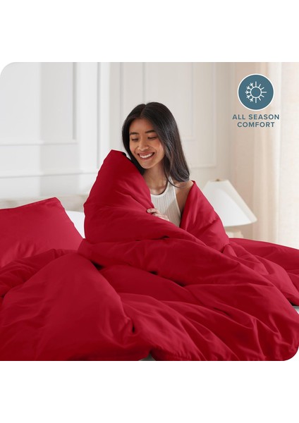 Pamuklu Çift Kişilik Nevresim Kılıfı + 2 Yastık Kılıfı 3 Parça modelleri